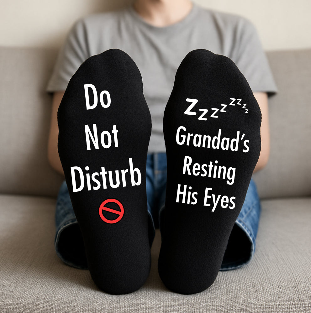 Do not disturb socks