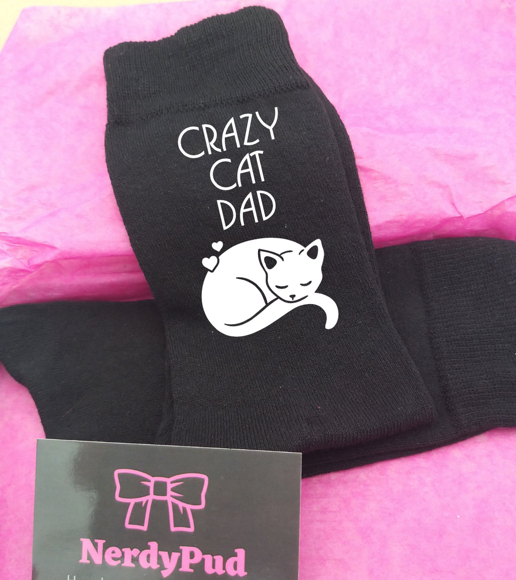 Crazy Cat Mum Socks, Novelty Socks