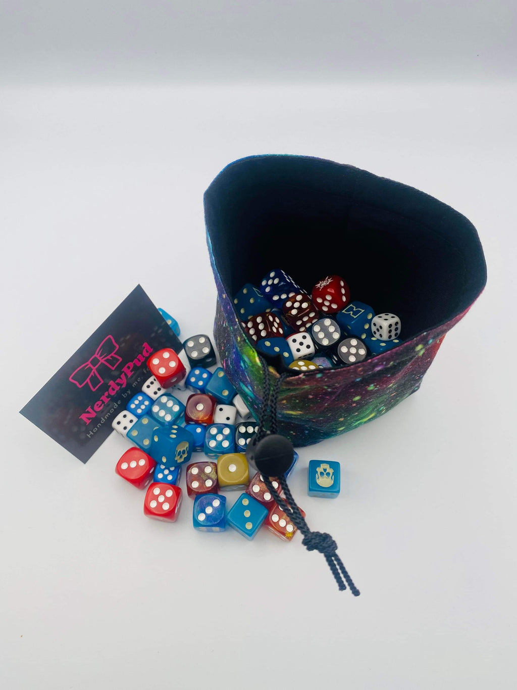 Rainbow Galaxy Dice Bag