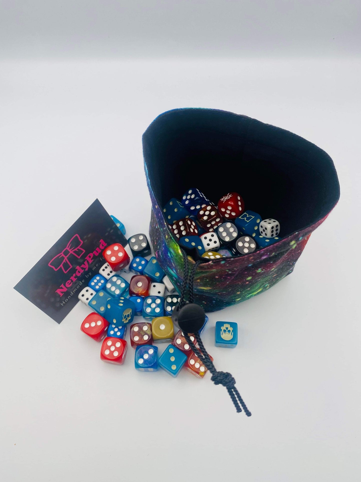Rainbow Galaxy Dice Bag