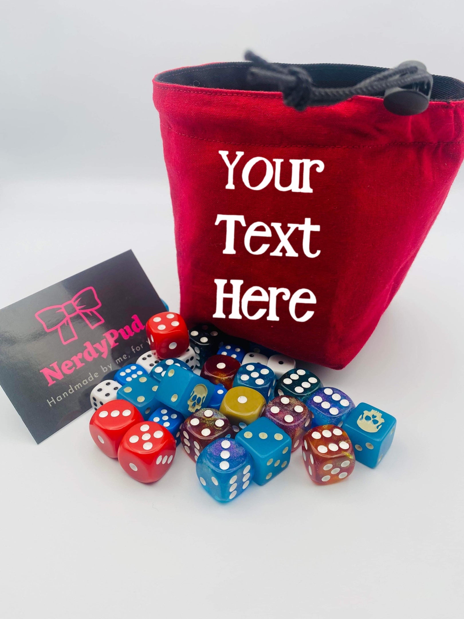 Personalised Custom Dice Bag