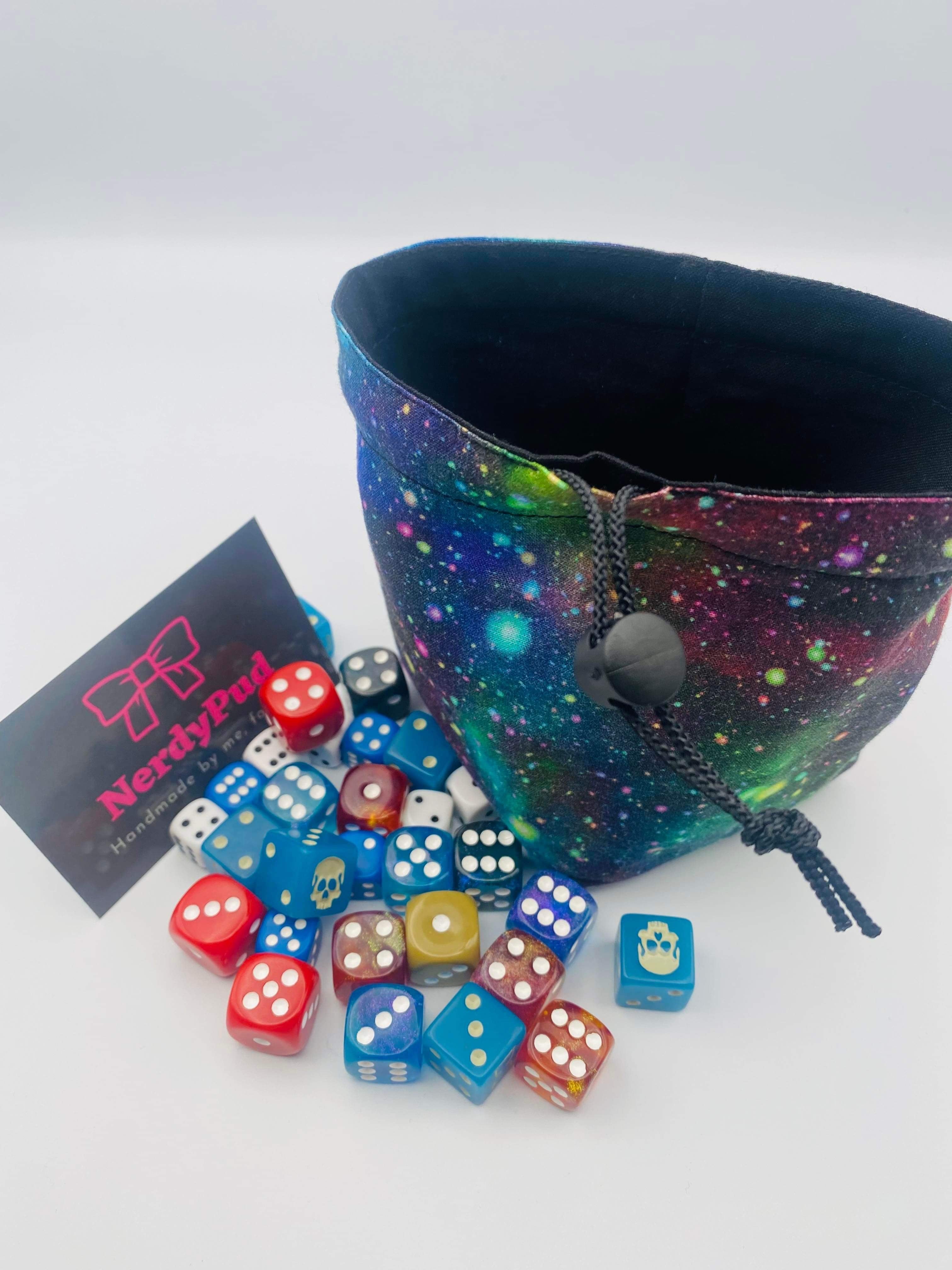 Rainbow Galaxy Dice Bag