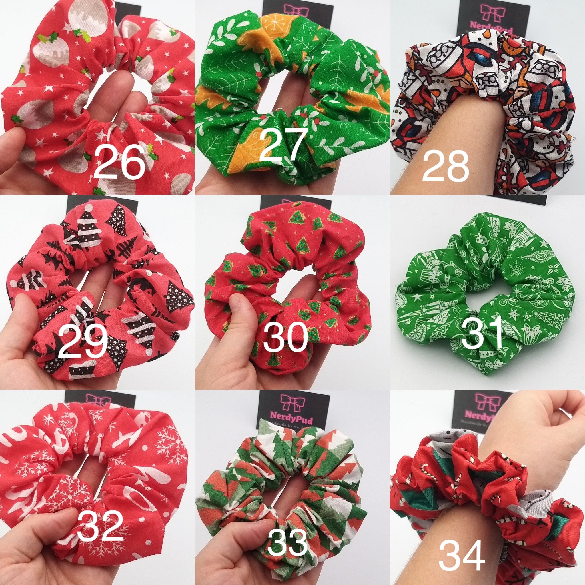 Christmas Scrunchies