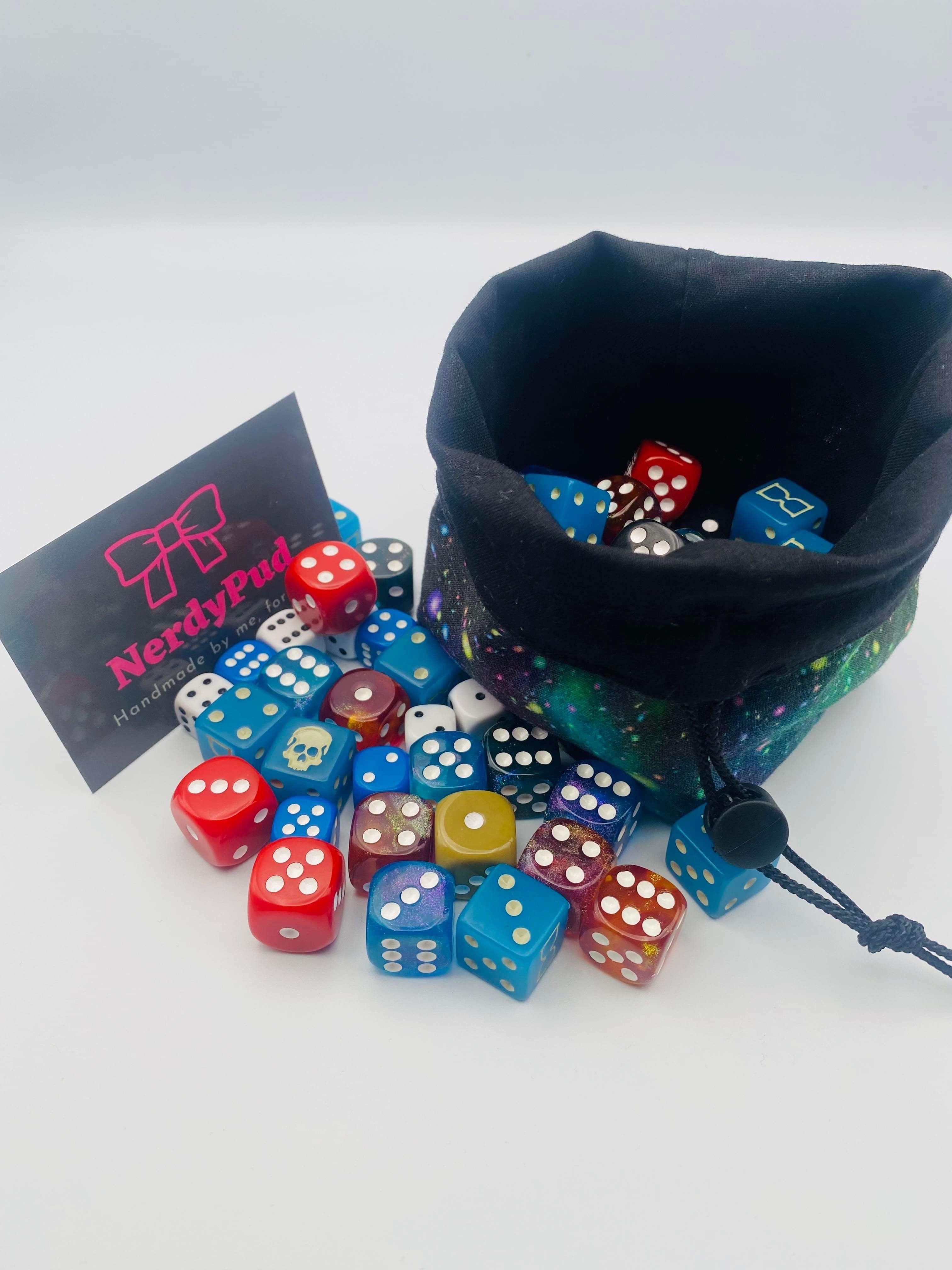 Rainbow Galaxy Dice Bag