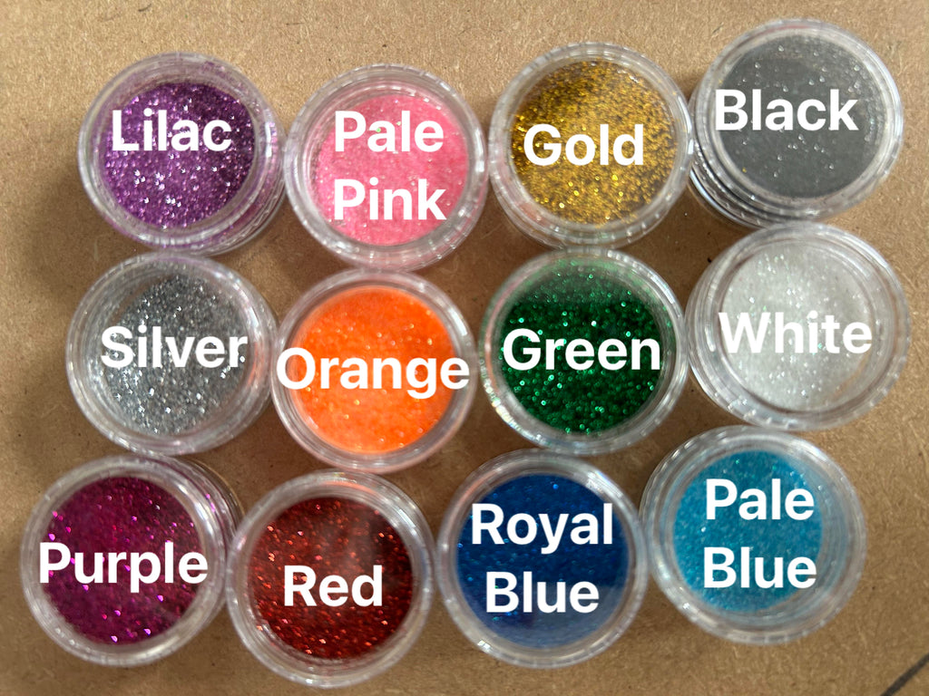 Personalised Glitter Keyring, Any Letter, Any Name, Any Colour, Novelty Gift