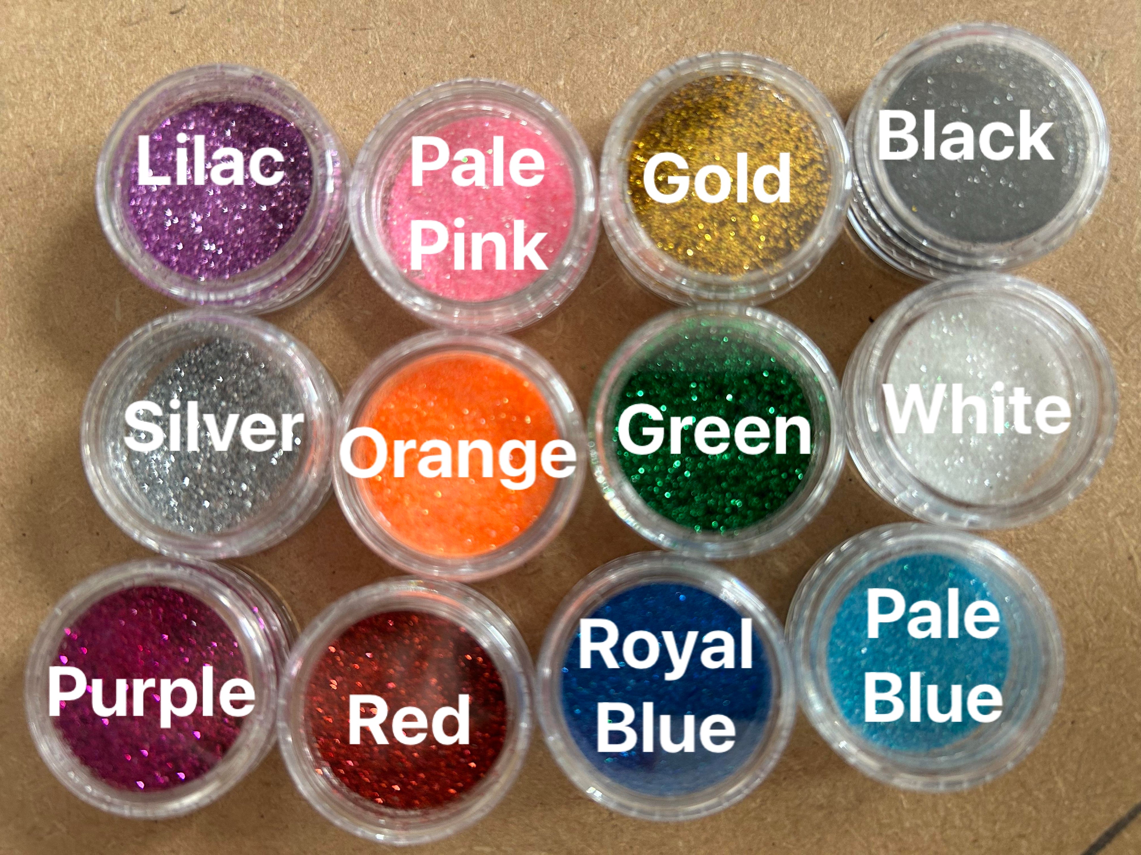 Personalised Glitter Keyring, Any Letter, Any Name, Any Colour, Novelty Gift