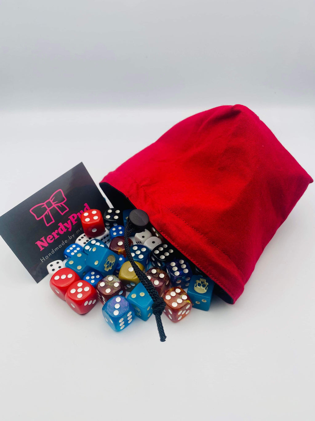 Red dice bag