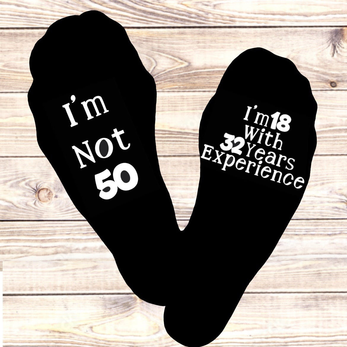 50th Birthday Socks