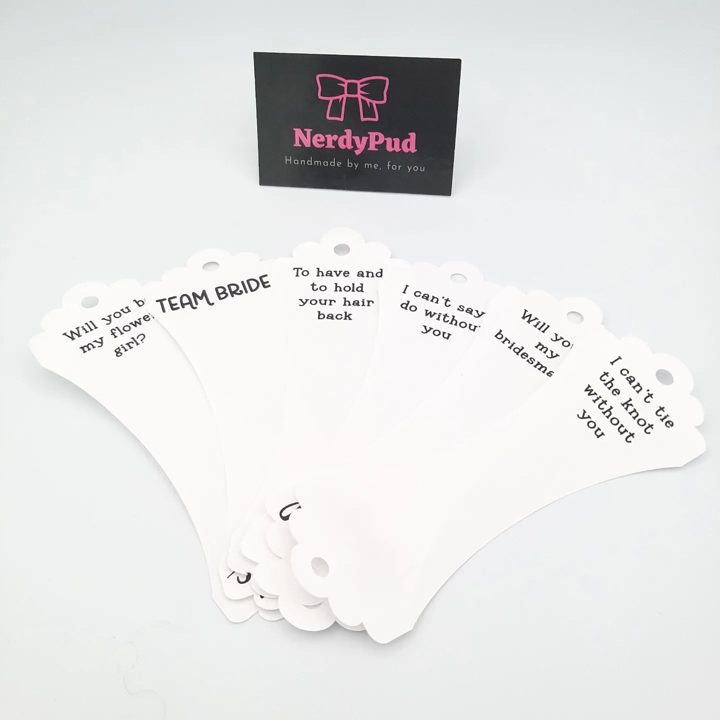 Wedding Scrunchie Tags