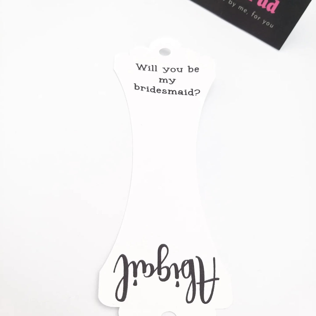 Wedding Scrunchie Tags