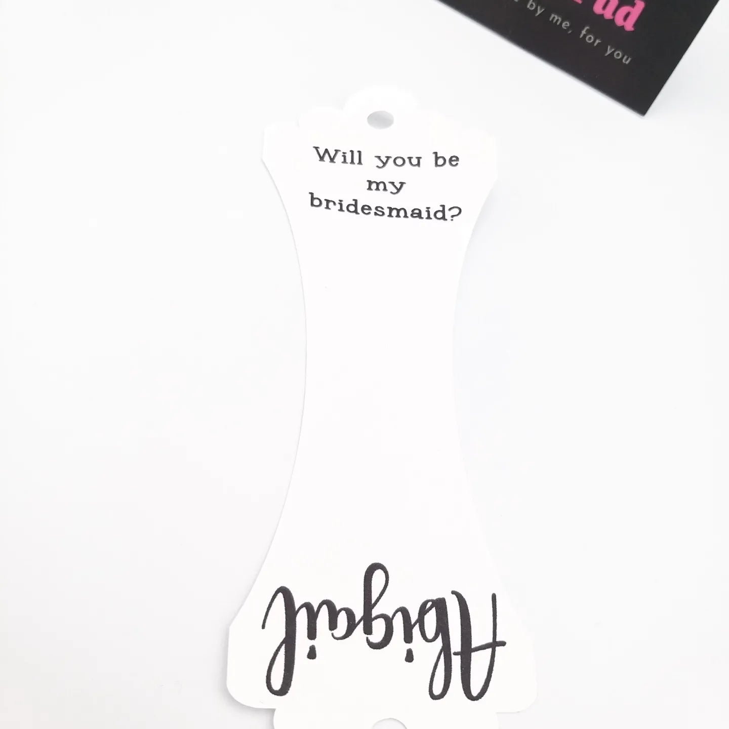 Wedding Scrunchie Tags