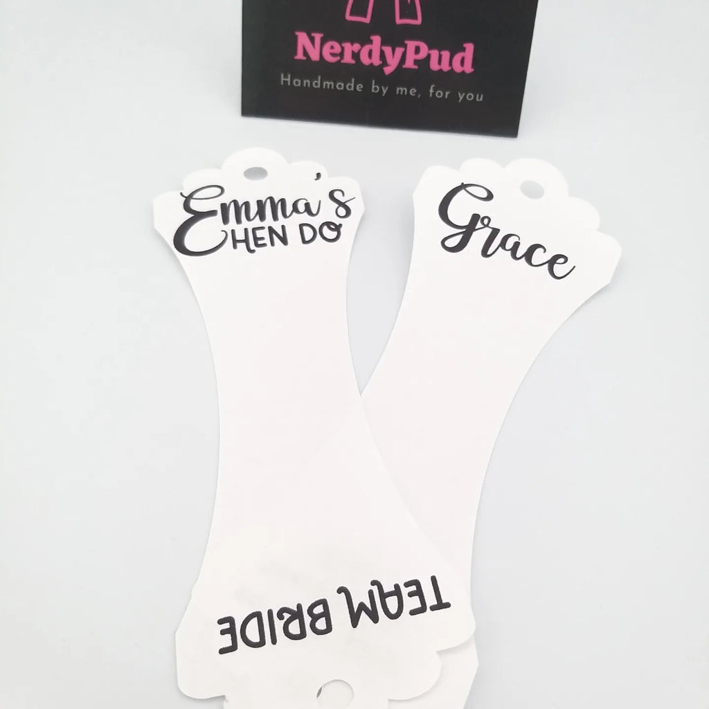 Wedding Scrunchie Tags